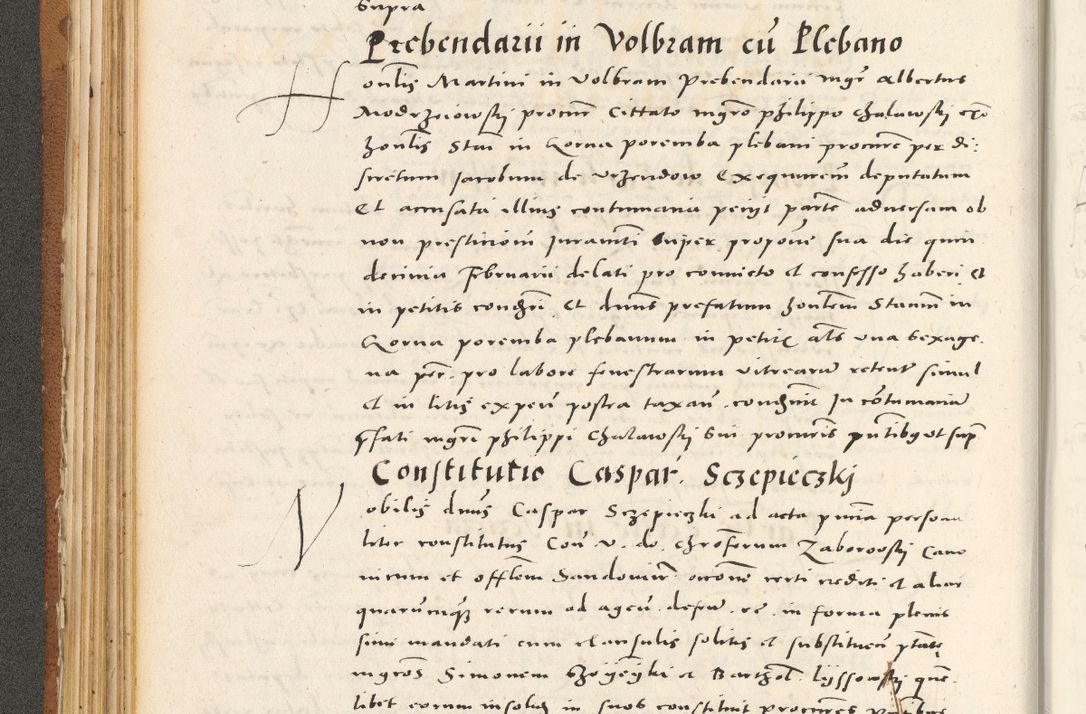 Zdjęcie nr 123 dla obiektu archiwalnego: Acta actorum, sententiarum tam diffinitivarum quam interloquutoriarum, decretorum, obligationum, quietationum et constitutionum procuratorum coram reverendo domino Andrea Przeczlauski scholastico vicarioque in spiritualibus generali Cracoviensi, ad annum Domini millesimum quingentesimum sexagesimum primum, cuius inditio quarta, pontidicatus Pii quarti, annus secundus, poeliciter sequuntur