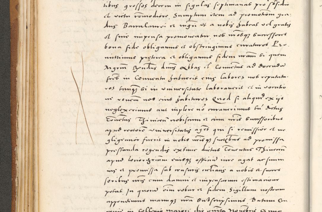 Zdjęcie nr 105 dla obiektu archiwalnego: Acta actorum, sententiarum tam diffinitivarum quam interloquutoriarum, decretorum, obligationum, quietationum et constitutionum procuratorum coram reverendo domino Andrea Przeczlauski scholastico vicarioque in spiritualibus generali Cracoviensi, ad annum Domini millesimum quingentesimum sexagesimum primum, cuius inditio quarta, pontidicatus Pii quarti, annus secundus, poeliciter sequuntur