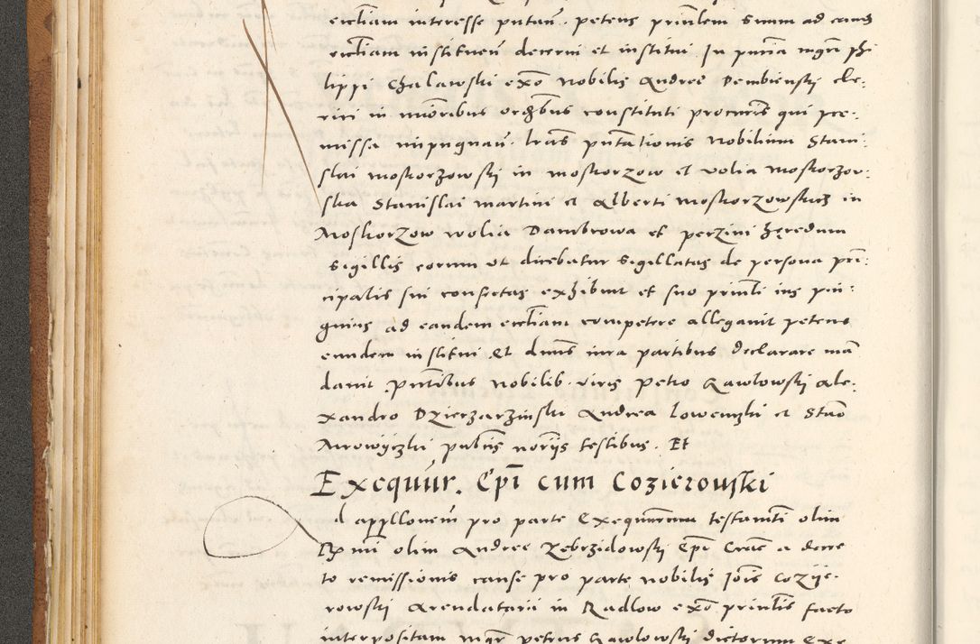 Zdjęcie nr 91 dla obiektu archiwalnego: Acta actorum, sententiarum tam diffinitivarum quam interloquutoriarum, decretorum, obligationum, quietationum et constitutionum procuratorum coram reverendo domino Andrea Przeczlauski scholastico vicarioque in spiritualibus generali Cracoviensi, ad annum Domini millesimum quingentesimum sexagesimum primum, cuius inditio quarta, pontidicatus Pii quarti, annus secundus, poeliciter sequuntur