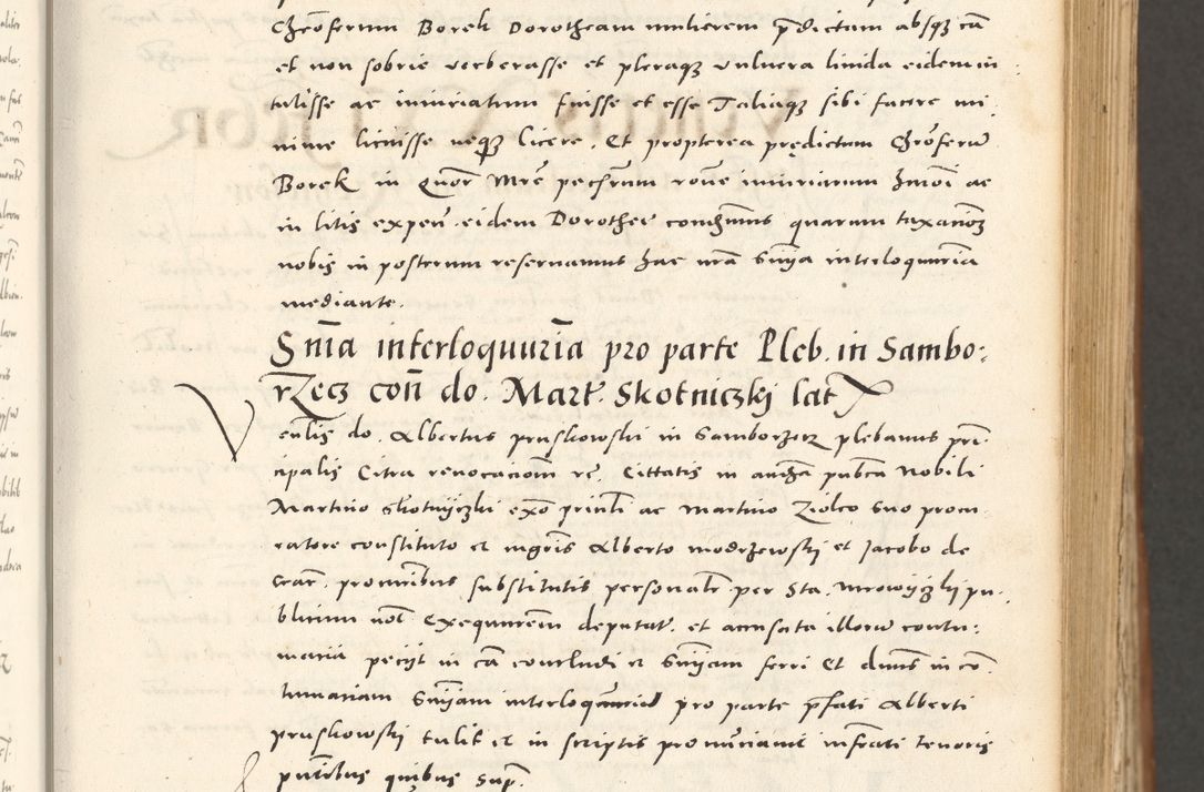 Zdjęcie nr 88 dla obiektu archiwalnego: Acta actorum, sententiarum tam diffinitivarum quam interloquutoriarum, decretorum, obligationum, quietationum et constitutionum procuratorum coram reverendo domino Andrea Przeczlauski scholastico vicarioque in spiritualibus generali Cracoviensi, ad annum Domini millesimum quingentesimum sexagesimum primum, cuius inditio quarta, pontidicatus Pii quarti, annus secundus, poeliciter sequuntur