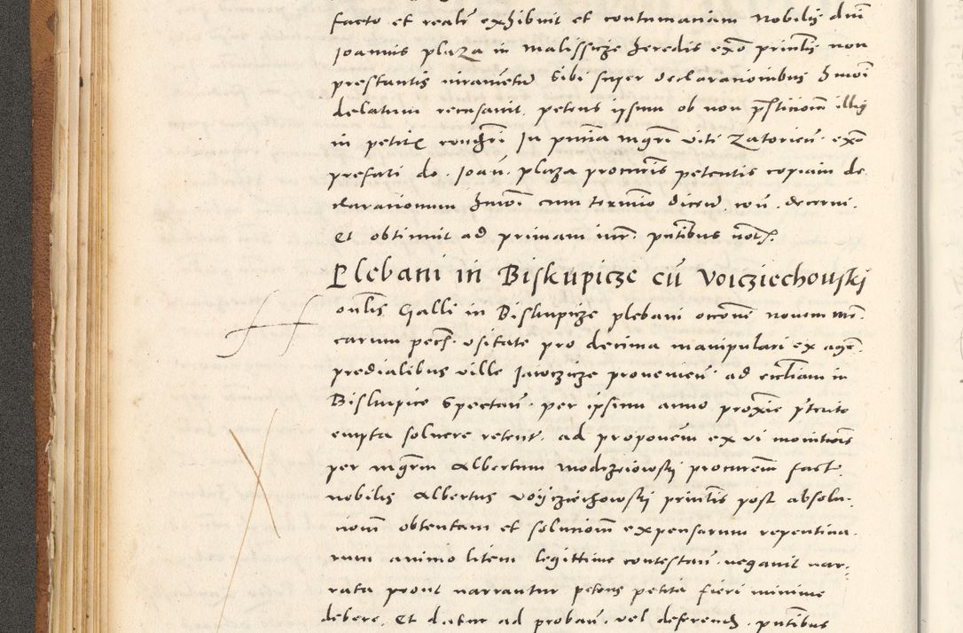 Zdjęcie nr 85 dla obiektu archiwalnego: Acta actorum, sententiarum tam diffinitivarum quam interloquutoriarum, decretorum, obligationum, quietationum et constitutionum procuratorum coram reverendo domino Andrea Przeczlauski scholastico vicarioque in spiritualibus generali Cracoviensi, ad annum Domini millesimum quingentesimum sexagesimum primum, cuius inditio quarta, pontidicatus Pii quarti, annus secundus, poeliciter sequuntur