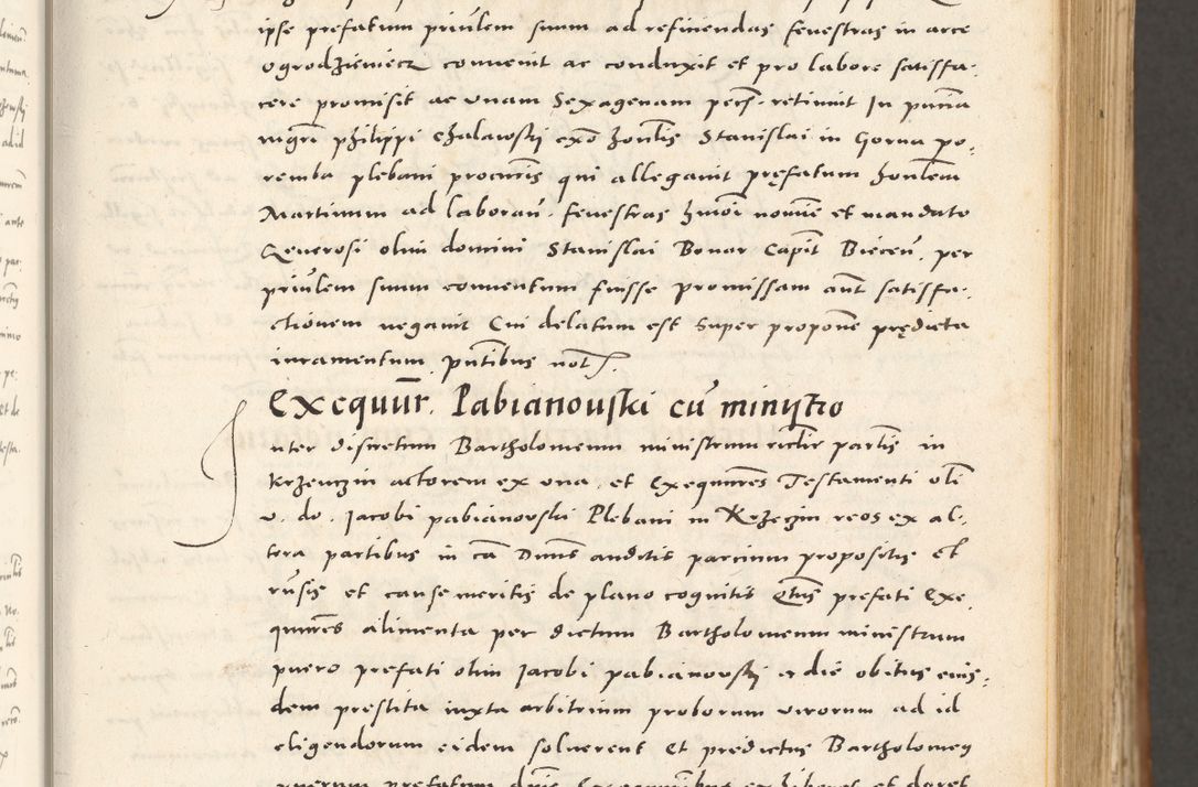 Zdjęcie nr 80 dla obiektu archiwalnego: Acta actorum, sententiarum tam diffinitivarum quam interloquutoriarum, decretorum, obligationum, quietationum et constitutionum procuratorum coram reverendo domino Andrea Przeczlauski scholastico vicarioque in spiritualibus generali Cracoviensi, ad annum Domini millesimum quingentesimum sexagesimum primum, cuius inditio quarta, pontidicatus Pii quarti, annus secundus, poeliciter sequuntur