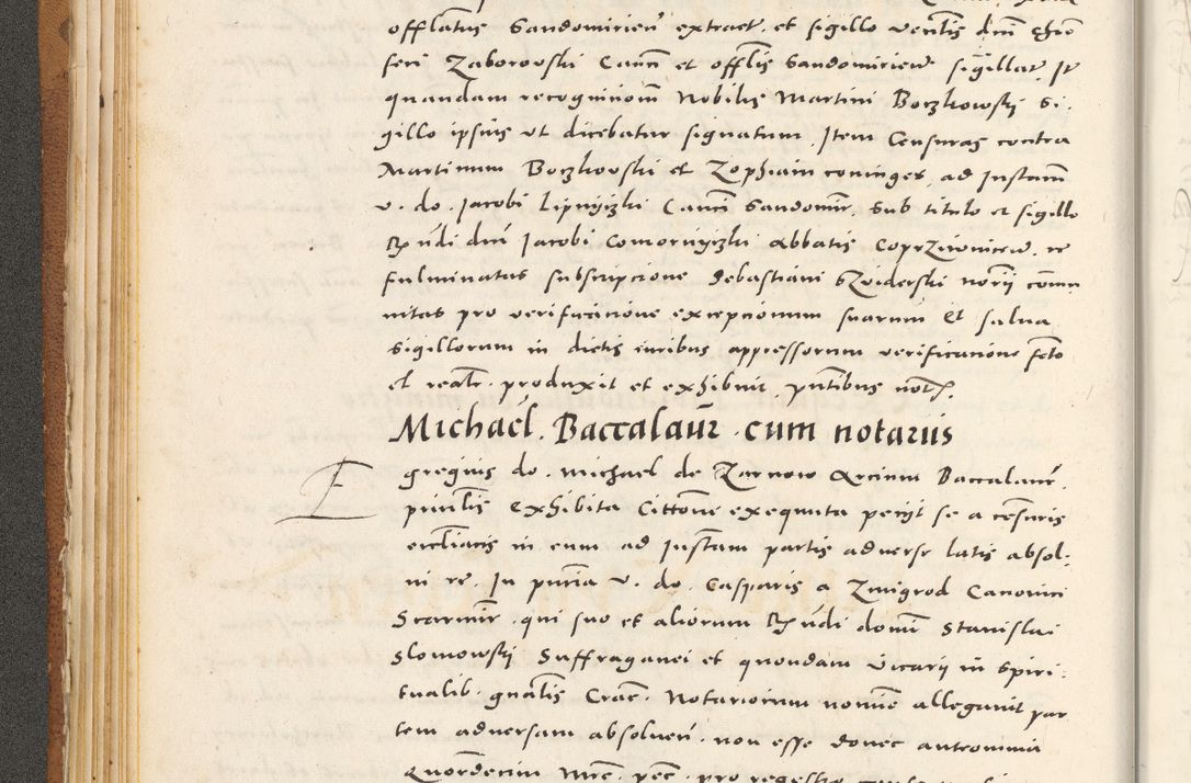 Zdjęcie nr 81 dla obiektu archiwalnego: Acta actorum, sententiarum tam diffinitivarum quam interloquutoriarum, decretorum, obligationum, quietationum et constitutionum procuratorum coram reverendo domino Andrea Przeczlauski scholastico vicarioque in spiritualibus generali Cracoviensi, ad annum Domini millesimum quingentesimum sexagesimum primum, cuius inditio quarta, pontidicatus Pii quarti, annus secundus, poeliciter sequuntur