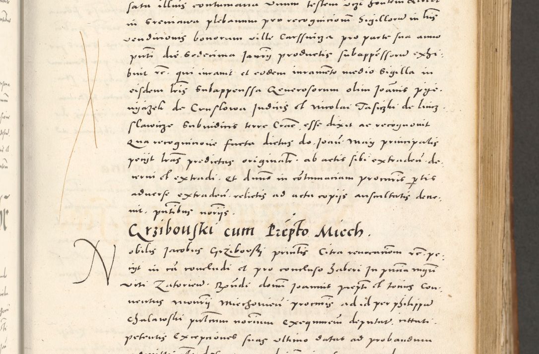 Zdjęcie nr 74 dla obiektu archiwalnego: Acta actorum, sententiarum tam diffinitivarum quam interloquutoriarum, decretorum, obligationum, quietationum et constitutionum procuratorum coram reverendo domino Andrea Przeczlauski scholastico vicarioque in spiritualibus generali Cracoviensi, ad annum Domini millesimum quingentesimum sexagesimum primum, cuius inditio quarta, pontidicatus Pii quarti, annus secundus, poeliciter sequuntur