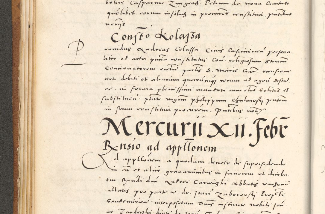 Zdjęcie nr 73 dla obiektu archiwalnego: Acta actorum, sententiarum tam diffinitivarum quam interloquutoriarum, decretorum, obligationum, quietationum et constitutionum procuratorum coram reverendo domino Andrea Przeczlauski scholastico vicarioque in spiritualibus generali Cracoviensi, ad annum Domini millesimum quingentesimum sexagesimum primum, cuius inditio quarta, pontidicatus Pii quarti, annus secundus, poeliciter sequuntur
