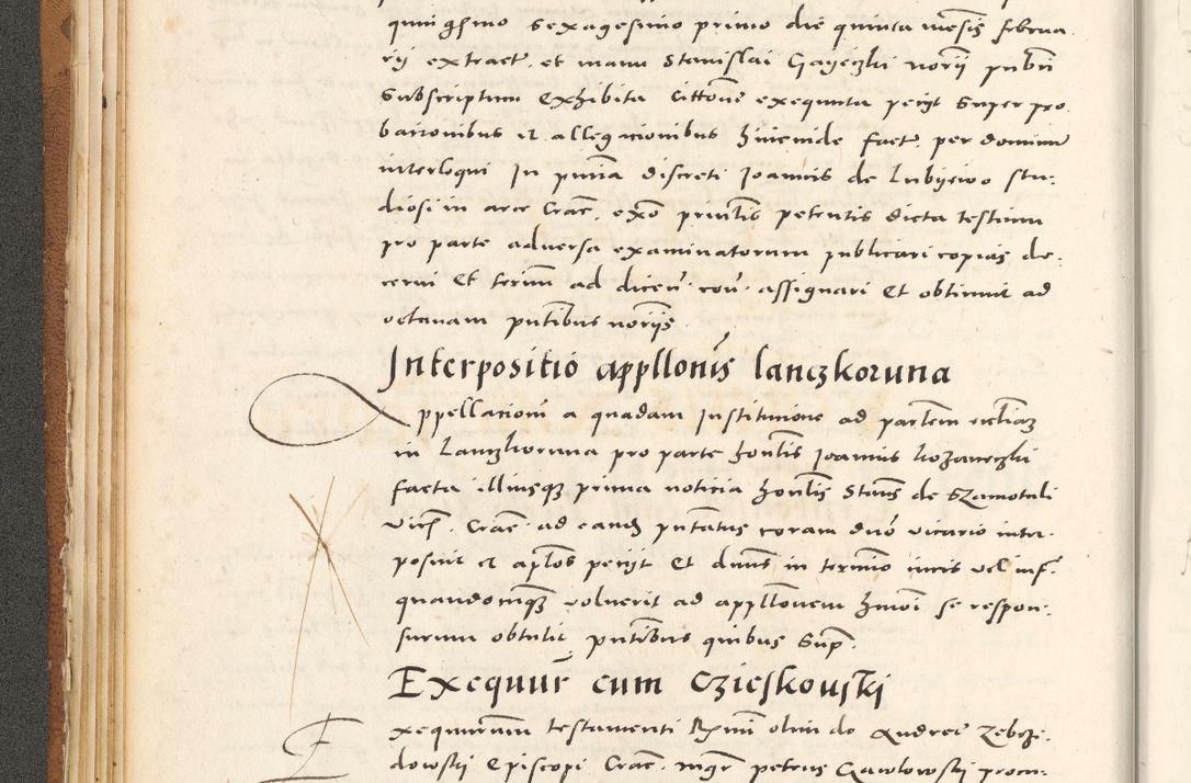 Zdjęcie nr 75 dla obiektu archiwalnego: Acta actorum, sententiarum tam diffinitivarum quam interloquutoriarum, decretorum, obligationum, quietationum et constitutionum procuratorum coram reverendo domino Andrea Przeczlauski scholastico vicarioque in spiritualibus generali Cracoviensi, ad annum Domini millesimum quingentesimum sexagesimum primum, cuius inditio quarta, pontidicatus Pii quarti, annus secundus, poeliciter sequuntur