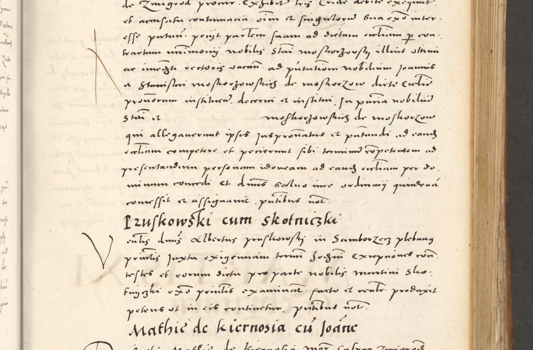 Zdjęcie nr 70 dla obiektu archiwalnego: Acta actorum, sententiarum tam diffinitivarum quam interloquutoriarum, decretorum, obligationum, quietationum et constitutionum procuratorum coram reverendo domino Andrea Przeczlauski scholastico vicarioque in spiritualibus generali Cracoviensi, ad annum Domini millesimum quingentesimum sexagesimum primum, cuius inditio quarta, pontidicatus Pii quarti, annus secundus, poeliciter sequuntur