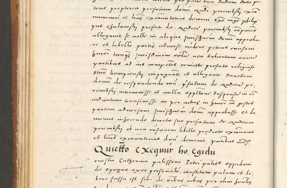 Zdjęcie nr 65 dla obiektu archiwalnego: Acta actorum, sententiarum tam diffinitivarum quam interloquutoriarum, decretorum, obligationum, quietationum et constitutionum procuratorum coram reverendo domino Andrea Przeczlauski scholastico vicarioque in spiritualibus generali Cracoviensi, ad annum Domini millesimum quingentesimum sexagesimum primum, cuius inditio quarta, pontidicatus Pii quarti, annus secundus, poeliciter sequuntur