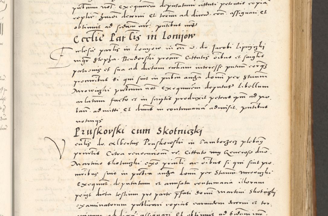 Zdjęcie nr 62 dla obiektu archiwalnego: Acta actorum, sententiarum tam diffinitivarum quam interloquutoriarum, decretorum, obligationum, quietationum et constitutionum procuratorum coram reverendo domino Andrea Przeczlauski scholastico vicarioque in spiritualibus generali Cracoviensi, ad annum Domini millesimum quingentesimum sexagesimum primum, cuius inditio quarta, pontidicatus Pii quarti, annus secundus, poeliciter sequuntur