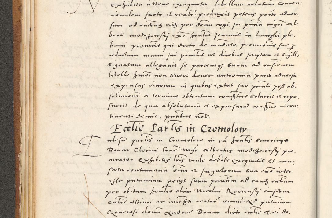 Zdjęcie nr 63 dla obiektu archiwalnego: Acta actorum, sententiarum tam diffinitivarum quam interloquutoriarum, decretorum, obligationum, quietationum et constitutionum procuratorum coram reverendo domino Andrea Przeczlauski scholastico vicarioque in spiritualibus generali Cracoviensi, ad annum Domini millesimum quingentesimum sexagesimum primum, cuius inditio quarta, pontidicatus Pii quarti, annus secundus, poeliciter sequuntur