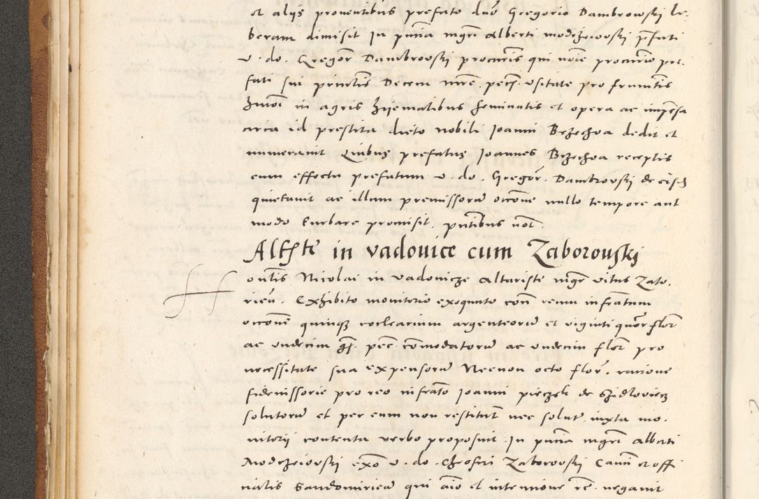 Zdjęcie nr 59 dla obiektu archiwalnego: Acta actorum, sententiarum tam diffinitivarum quam interloquutoriarum, decretorum, obligationum, quietationum et constitutionum procuratorum coram reverendo domino Andrea Przeczlauski scholastico vicarioque in spiritualibus generali Cracoviensi, ad annum Domini millesimum quingentesimum sexagesimum primum, cuius inditio quarta, pontidicatus Pii quarti, annus secundus, poeliciter sequuntur