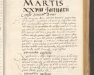 Zdjęcie nr 54 dla obiektu archiwalnego: Acta actorum, sententiarum tam diffinitivarum quam interloquutoriarum, decretorum, obligationum, quietationum et constitutionum procuratorum coram reverendo domino Andrea Przeczlauski scholastico vicarioque in spiritualibus generali Cracoviensi, ad annum Domini millesimum quingentesimum sexagesimum primum, cuius inditio quarta, pontidicatus Pii quarti, annus secundus, poeliciter sequuntur