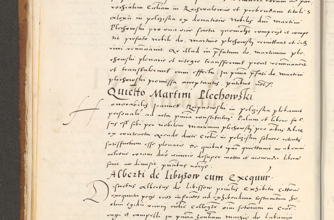 Zdjęcie nr 33 dla obiektu archiwalnego: Acta actorum, sententiarum tam diffinitivarum quam interloquutoriarum, decretorum, obligationum, quietationum et constitutionum procuratorum coram reverendo domino Andrea Przeczlauski scholastico vicarioque in spiritualibus generali Cracoviensi, ad annum Domini millesimum quingentesimum sexagesimum primum, cuius inditio quarta, pontidicatus Pii quarti, annus secundus, poeliciter sequuntur