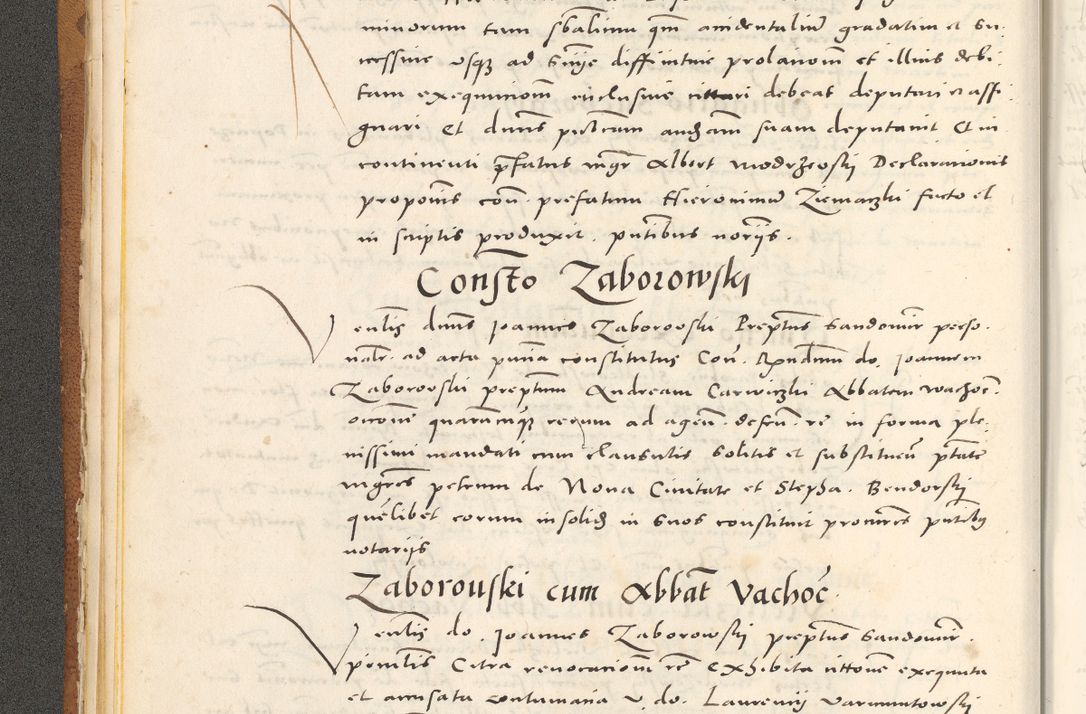 Zdjęcie nr 35 dla obiektu archiwalnego: Acta actorum, sententiarum tam diffinitivarum quam interloquutoriarum, decretorum, obligationum, quietationum et constitutionum procuratorum coram reverendo domino Andrea Przeczlauski scholastico vicarioque in spiritualibus generali Cracoviensi, ad annum Domini millesimum quingentesimum sexagesimum primum, cuius inditio quarta, pontidicatus Pii quarti, annus secundus, poeliciter sequuntur