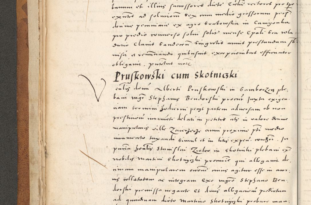 Zdjęcie nr 15 dla obiektu archiwalnego: Acta actorum, sententiarum tam diffinitivarum quam interloquutoriarum, decretorum, obligationum, quietationum et constitutionum procuratorum coram reverendo domino Andrea Przeczlauski scholastico vicarioque in spiritualibus generali Cracoviensi, ad annum Domini millesimum quingentesimum sexagesimum primum, cuius inditio quarta, pontidicatus Pii quarti, annus secundus, poeliciter sequuntur