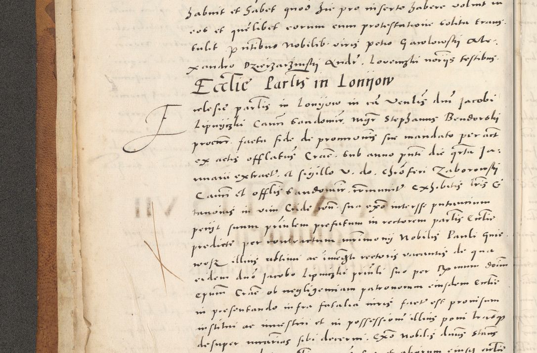 Zdjęcie nr 11 dla obiektu archiwalnego: Acta actorum, sententiarum tam diffinitivarum quam interloquutoriarum, decretorum, obligationum, quietationum et constitutionum procuratorum coram reverendo domino Andrea Przeczlauski scholastico vicarioque in spiritualibus generali Cracoviensi, ad annum Domini millesimum quingentesimum sexagesimum primum, cuius inditio quarta, pontidicatus Pii quarti, annus secundus, poeliciter sequuntur