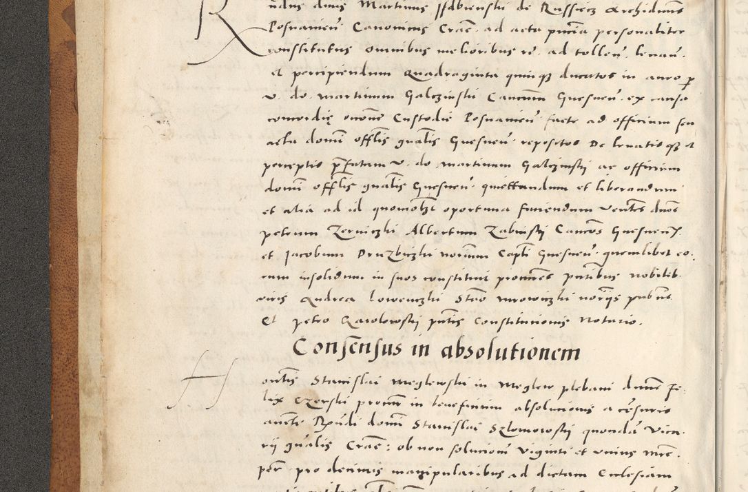 Zdjęcie nr 9 dla obiektu archiwalnego: Acta actorum, sententiarum tam diffinitivarum quam interloquutoriarum, decretorum, obligationum, quietationum et constitutionum procuratorum coram reverendo domino Andrea Przeczlauski scholastico vicarioque in spiritualibus generali Cracoviensi, ad annum Domini millesimum quingentesimum sexagesimum primum, cuius inditio quarta, pontidicatus Pii quarti, annus secundus, poeliciter sequuntur