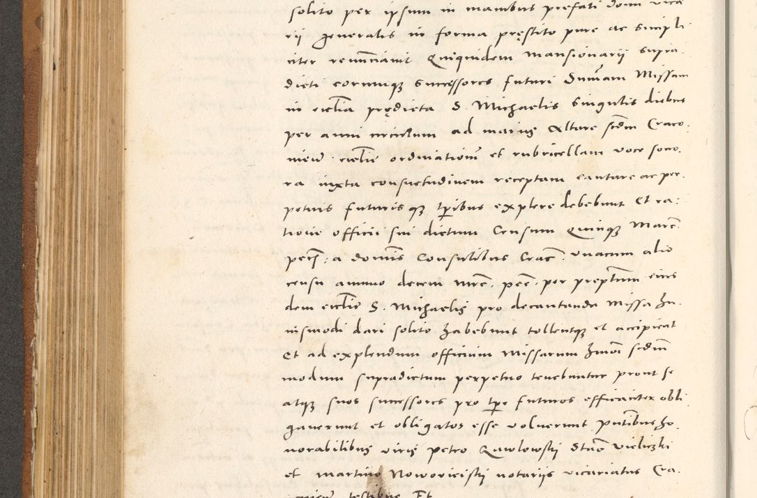 Zdjęcie nr 407 dla obiektu archiwalnego: Acta actorum, sententiarum tam diffinitivarum quam interloquutoriarum, decretorum, obligationum, quietationum et constitutionum procuratorum coram reverendo domino Andrea Przeczlauski scholastico vicarioque in spiritualibus generali Cracoviensi, ad annum Domini millesimum quingentesimum sexagesimum primum, cuius inditio quarta, pontidicatus Pii quarti, annus secundus, poeliciter sequuntur