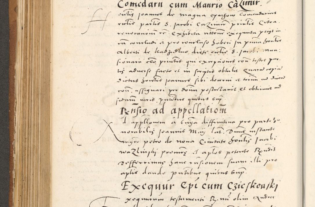 Zdjęcie nr 409 dla obiektu archiwalnego: Acta actorum, sententiarum tam diffinitivarum quam interloquutoriarum, decretorum, obligationum, quietationum et constitutionum procuratorum coram reverendo domino Andrea Przeczlauski scholastico vicarioque in spiritualibus generali Cracoviensi, ad annum Domini millesimum quingentesimum sexagesimum primum, cuius inditio quarta, pontidicatus Pii quarti, annus secundus, poeliciter sequuntur
