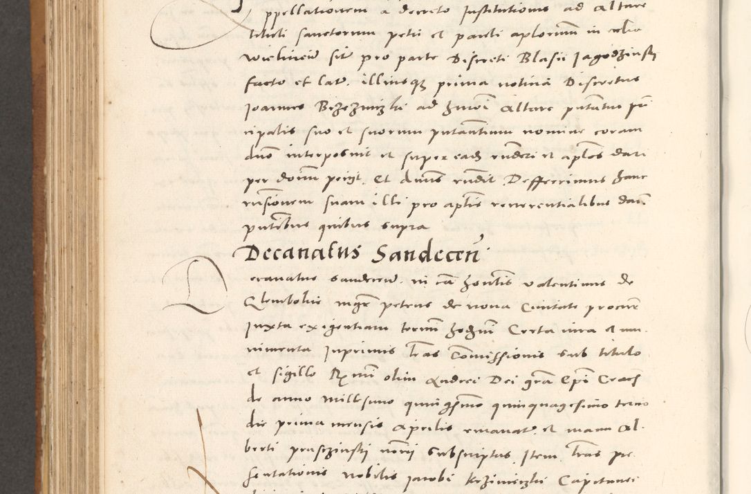 Zdjęcie nr 801 dla obiektu archiwalnego: Acta actorum, sententiarum tam diffinitivarum quam interloquutoriarum, decretorum, obligationum, quietationum et constitutionum procuratorum coram reverendo domino Andrea Przeczlauski scholastico vicarioque in spiritualibus generali Cracoviensi, ad annum Domini millesimum quingentesimum sexagesimum primum, cuius inditio quarta, pontidicatus Pii quarti, annus secundus, poeliciter sequuntur