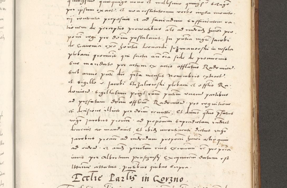 Zdjęcie nr 796 dla obiektu archiwalnego: Acta actorum, sententiarum tam diffinitivarum quam interloquutoriarum, decretorum, obligationum, quietationum et constitutionum procuratorum coram reverendo domino Andrea Przeczlauski scholastico vicarioque in spiritualibus generali Cracoviensi, ad annum Domini millesimum quingentesimum sexagesimum primum, cuius inditio quarta, pontidicatus Pii quarti, annus secundus, poeliciter sequuntur