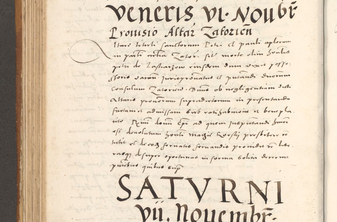 Zdjęcie nr 793 dla obiektu archiwalnego: Acta actorum, sententiarum tam diffinitivarum quam interloquutoriarum, decretorum, obligationum, quietationum et constitutionum procuratorum coram reverendo domino Andrea Przeczlauski scholastico vicarioque in spiritualibus generali Cracoviensi, ad annum Domini millesimum quingentesimum sexagesimum primum, cuius inditio quarta, pontidicatus Pii quarti, annus secundus, poeliciter sequuntur