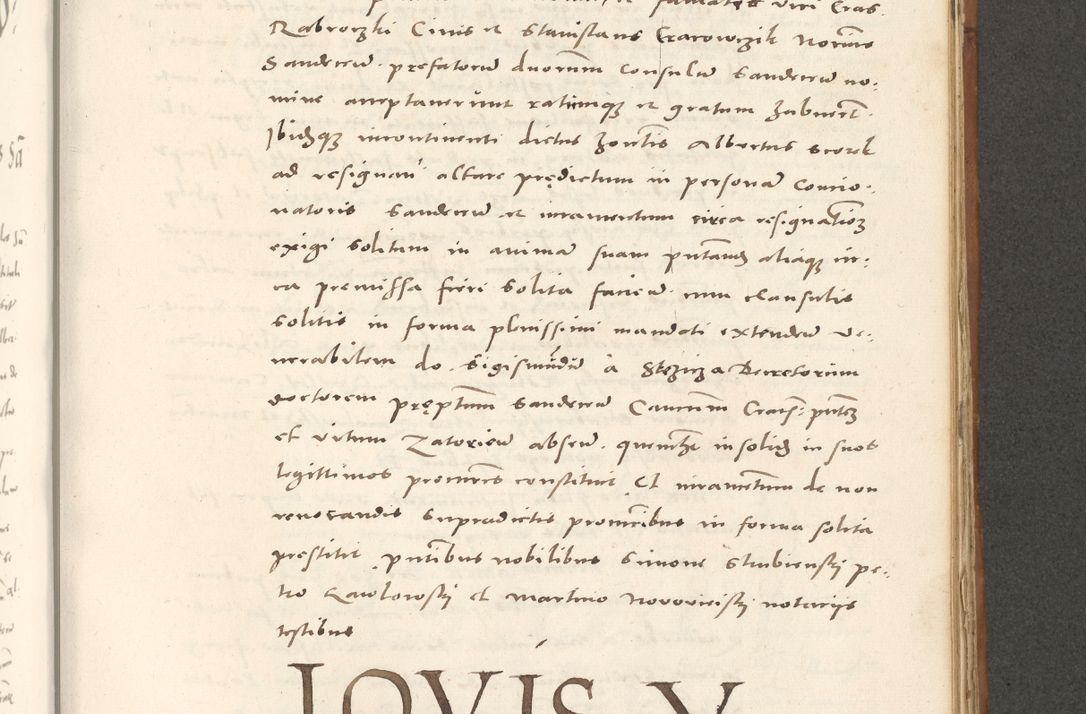 Zdjęcie nr 790 dla obiektu archiwalnego: Acta actorum, sententiarum tam diffinitivarum quam interloquutoriarum, decretorum, obligationum, quietationum et constitutionum procuratorum coram reverendo domino Andrea Przeczlauski scholastico vicarioque in spiritualibus generali Cracoviensi, ad annum Domini millesimum quingentesimum sexagesimum primum, cuius inditio quarta, pontidicatus Pii quarti, annus secundus, poeliciter sequuntur