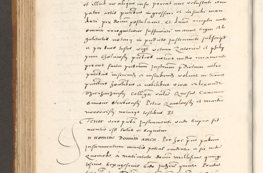 Zdjęcie nr 791 dla obiektu archiwalnego: Acta actorum, sententiarum tam diffinitivarum quam interloquutoriarum, decretorum, obligationum, quietationum et constitutionum procuratorum coram reverendo domino Andrea Przeczlauski scholastico vicarioque in spiritualibus generali Cracoviensi, ad annum Domini millesimum quingentesimum sexagesimum primum, cuius inditio quarta, pontidicatus Pii quarti, annus secundus, poeliciter sequuntur