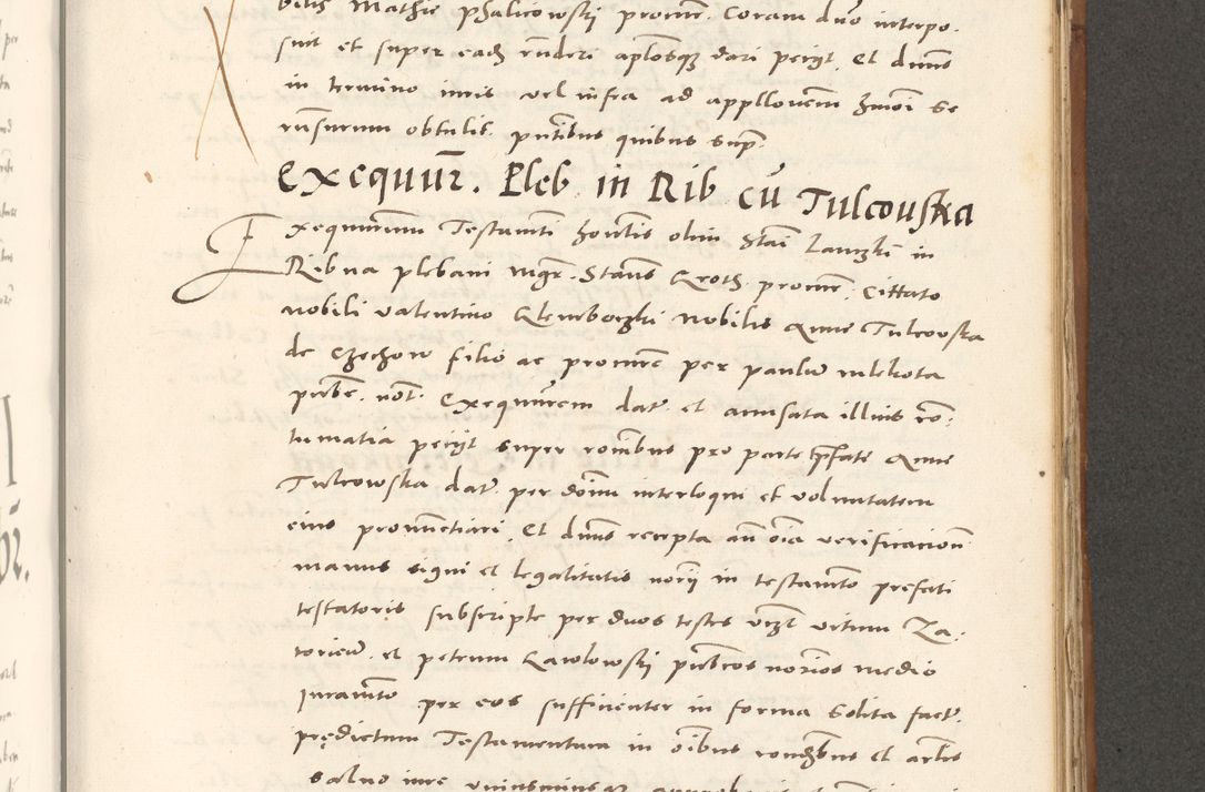 Zdjęcie nr 786 dla obiektu archiwalnego: Acta actorum, sententiarum tam diffinitivarum quam interloquutoriarum, decretorum, obligationum, quietationum et constitutionum procuratorum coram reverendo domino Andrea Przeczlauski scholastico vicarioque in spiritualibus generali Cracoviensi, ad annum Domini millesimum quingentesimum sexagesimum primum, cuius inditio quarta, pontidicatus Pii quarti, annus secundus, poeliciter sequuntur
