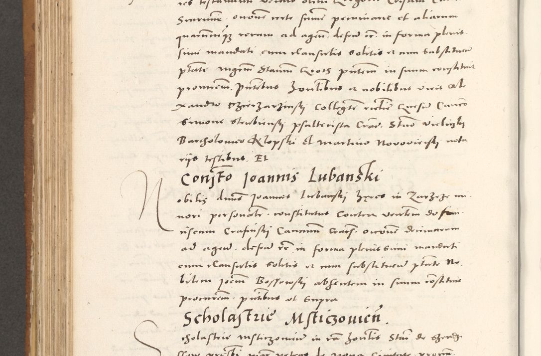 Zdjęcie nr 781 dla obiektu archiwalnego: Acta actorum, sententiarum tam diffinitivarum quam interloquutoriarum, decretorum, obligationum, quietationum et constitutionum procuratorum coram reverendo domino Andrea Przeczlauski scholastico vicarioque in spiritualibus generali Cracoviensi, ad annum Domini millesimum quingentesimum sexagesimum primum, cuius inditio quarta, pontidicatus Pii quarti, annus secundus, poeliciter sequuntur