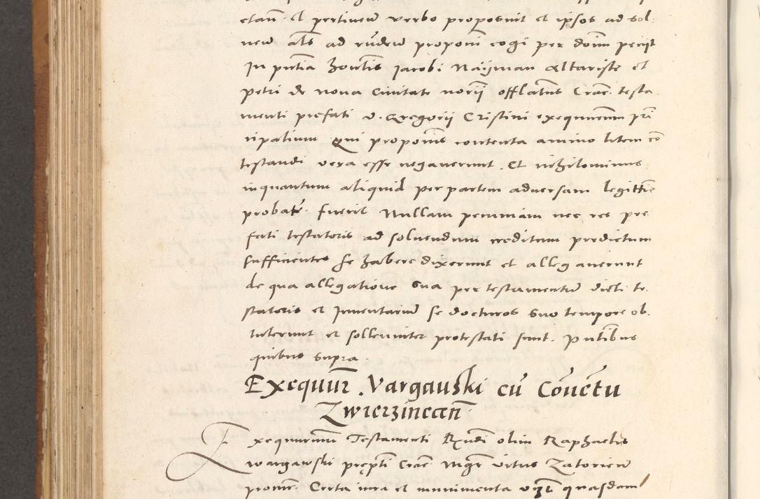 Zdjęcie nr 783 dla obiektu archiwalnego: Acta actorum, sententiarum tam diffinitivarum quam interloquutoriarum, decretorum, obligationum, quietationum et constitutionum procuratorum coram reverendo domino Andrea Przeczlauski scholastico vicarioque in spiritualibus generali Cracoviensi, ad annum Domini millesimum quingentesimum sexagesimum primum, cuius inditio quarta, pontidicatus Pii quarti, annus secundus, poeliciter sequuntur