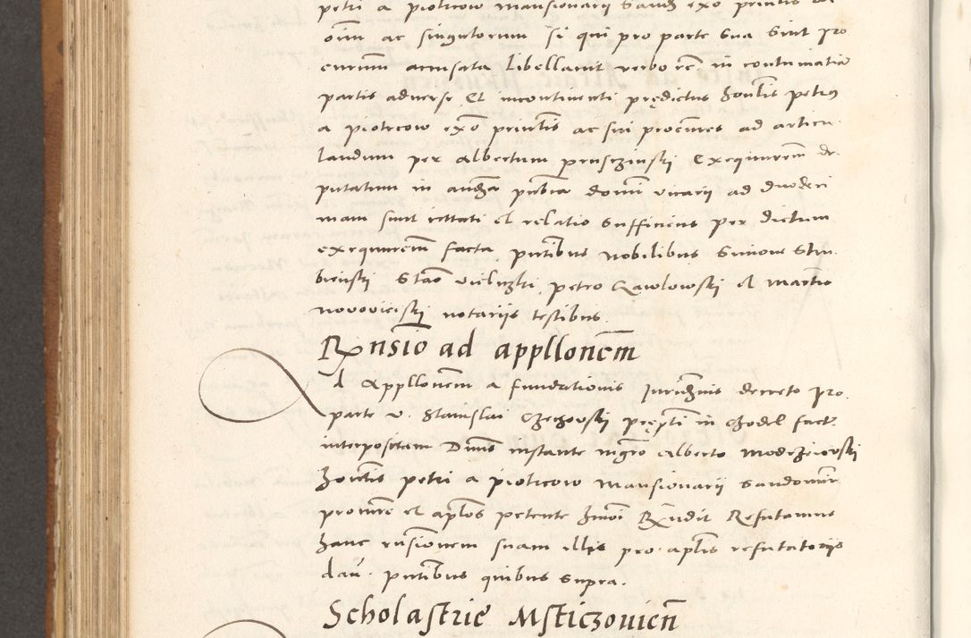 Zdjęcie nr 777 dla obiektu archiwalnego: Acta actorum, sententiarum tam diffinitivarum quam interloquutoriarum, decretorum, obligationum, quietationum et constitutionum procuratorum coram reverendo domino Andrea Przeczlauski scholastico vicarioque in spiritualibus generali Cracoviensi, ad annum Domini millesimum quingentesimum sexagesimum primum, cuius inditio quarta, pontidicatus Pii quarti, annus secundus, poeliciter sequuntur