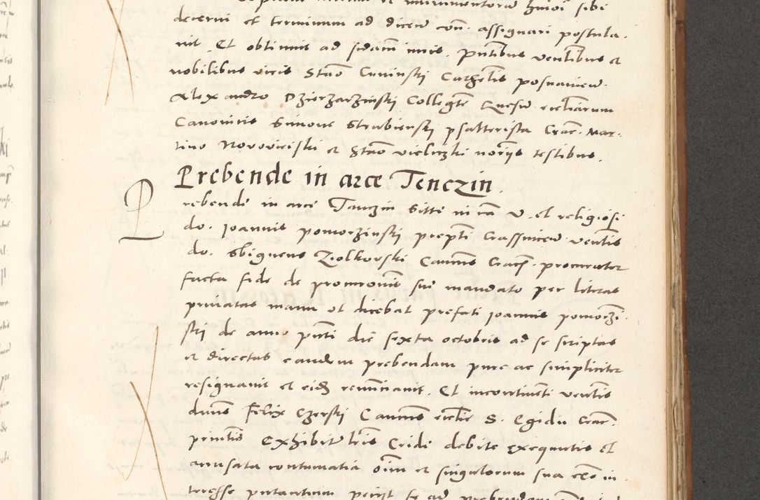 Zdjęcie nr 774 dla obiektu archiwalnego: Acta actorum, sententiarum tam diffinitivarum quam interloquutoriarum, decretorum, obligationum, quietationum et constitutionum procuratorum coram reverendo domino Andrea Przeczlauski scholastico vicarioque in spiritualibus generali Cracoviensi, ad annum Domini millesimum quingentesimum sexagesimum primum, cuius inditio quarta, pontidicatus Pii quarti, annus secundus, poeliciter sequuntur