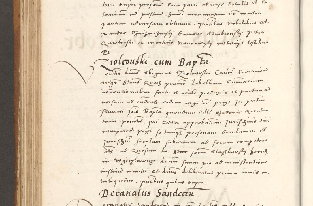 Zdjęcie nr 779 dla obiektu archiwalnego: Acta actorum, sententiarum tam diffinitivarum quam interloquutoriarum, decretorum, obligationum, quietationum et constitutionum procuratorum coram reverendo domino Andrea Przeczlauski scholastico vicarioque in spiritualibus generali Cracoviensi, ad annum Domini millesimum quingentesimum sexagesimum primum, cuius inditio quarta, pontidicatus Pii quarti, annus secundus, poeliciter sequuntur
