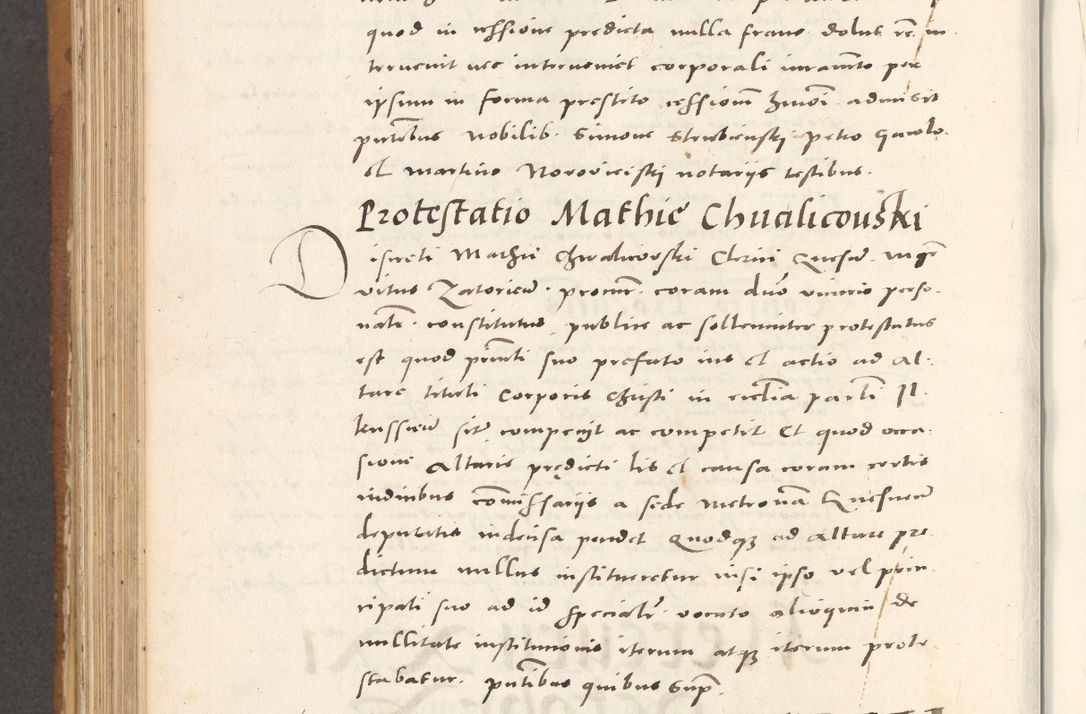 Zdjęcie nr 773 dla obiektu archiwalnego: Acta actorum, sententiarum tam diffinitivarum quam interloquutoriarum, decretorum, obligationum, quietationum et constitutionum procuratorum coram reverendo domino Andrea Przeczlauski scholastico vicarioque in spiritualibus generali Cracoviensi, ad annum Domini millesimum quingentesimum sexagesimum primum, cuius inditio quarta, pontidicatus Pii quarti, annus secundus, poeliciter sequuntur