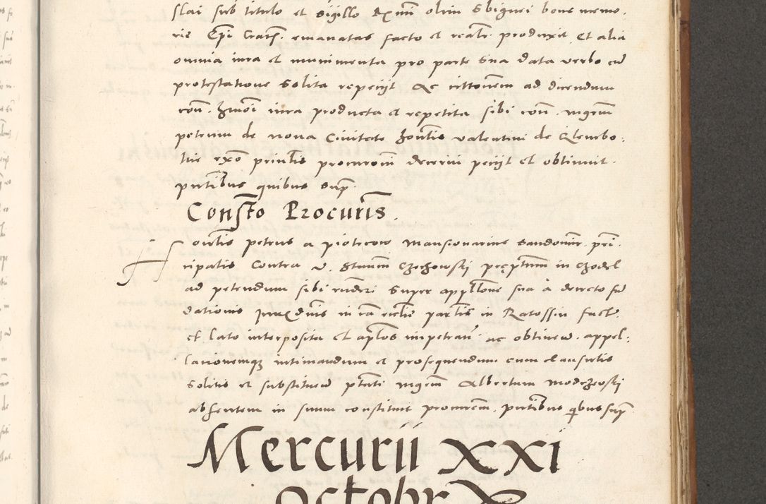 Zdjęcie nr 772 dla obiektu archiwalnego: Acta actorum, sententiarum tam diffinitivarum quam interloquutoriarum, decretorum, obligationum, quietationum et constitutionum procuratorum coram reverendo domino Andrea Przeczlauski scholastico vicarioque in spiritualibus generali Cracoviensi, ad annum Domini millesimum quingentesimum sexagesimum primum, cuius inditio quarta, pontidicatus Pii quarti, annus secundus, poeliciter sequuntur