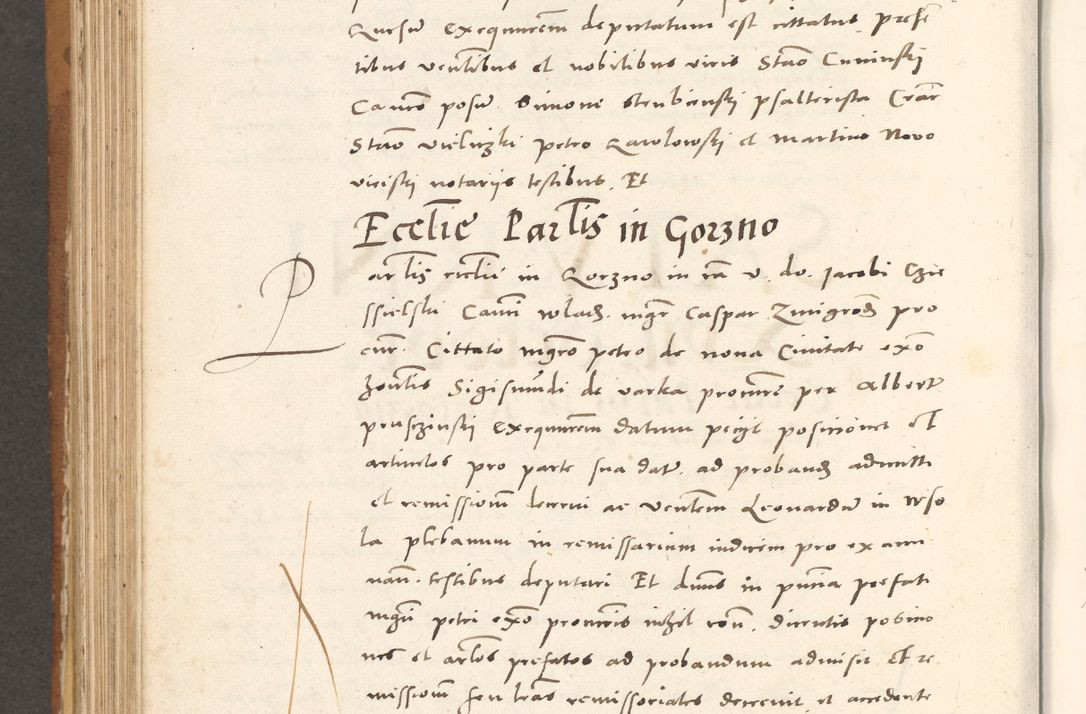 Zdjęcie nr 765 dla obiektu archiwalnego: Acta actorum, sententiarum tam diffinitivarum quam interloquutoriarum, decretorum, obligationum, quietationum et constitutionum procuratorum coram reverendo domino Andrea Przeczlauski scholastico vicarioque in spiritualibus generali Cracoviensi, ad annum Domini millesimum quingentesimum sexagesimum primum, cuius inditio quarta, pontidicatus Pii quarti, annus secundus, poeliciter sequuntur