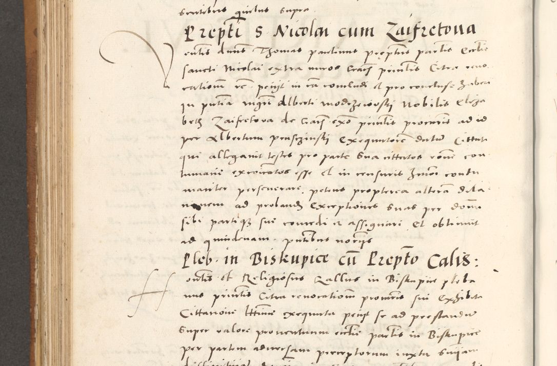 Zdjęcie nr 753 dla obiektu archiwalnego: Acta actorum, sententiarum tam diffinitivarum quam interloquutoriarum, decretorum, obligationum, quietationum et constitutionum procuratorum coram reverendo domino Andrea Przeczlauski scholastico vicarioque in spiritualibus generali Cracoviensi, ad annum Domini millesimum quingentesimum sexagesimum primum, cuius inditio quarta, pontidicatus Pii quarti, annus secundus, poeliciter sequuntur