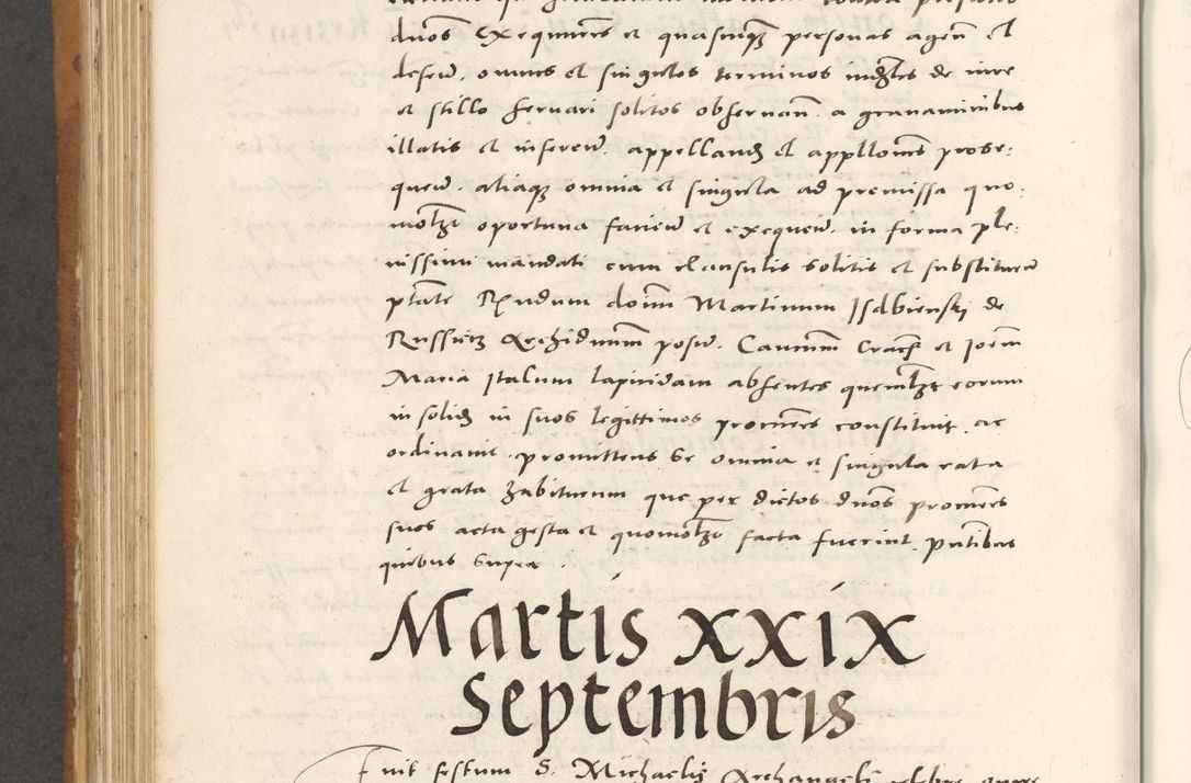 Zdjęcie nr 747 dla obiektu archiwalnego: Acta actorum, sententiarum tam diffinitivarum quam interloquutoriarum, decretorum, obligationum, quietationum et constitutionum procuratorum coram reverendo domino Andrea Przeczlauski scholastico vicarioque in spiritualibus generali Cracoviensi, ad annum Domini millesimum quingentesimum sexagesimum primum, cuius inditio quarta, pontidicatus Pii quarti, annus secundus, poeliciter sequuntur