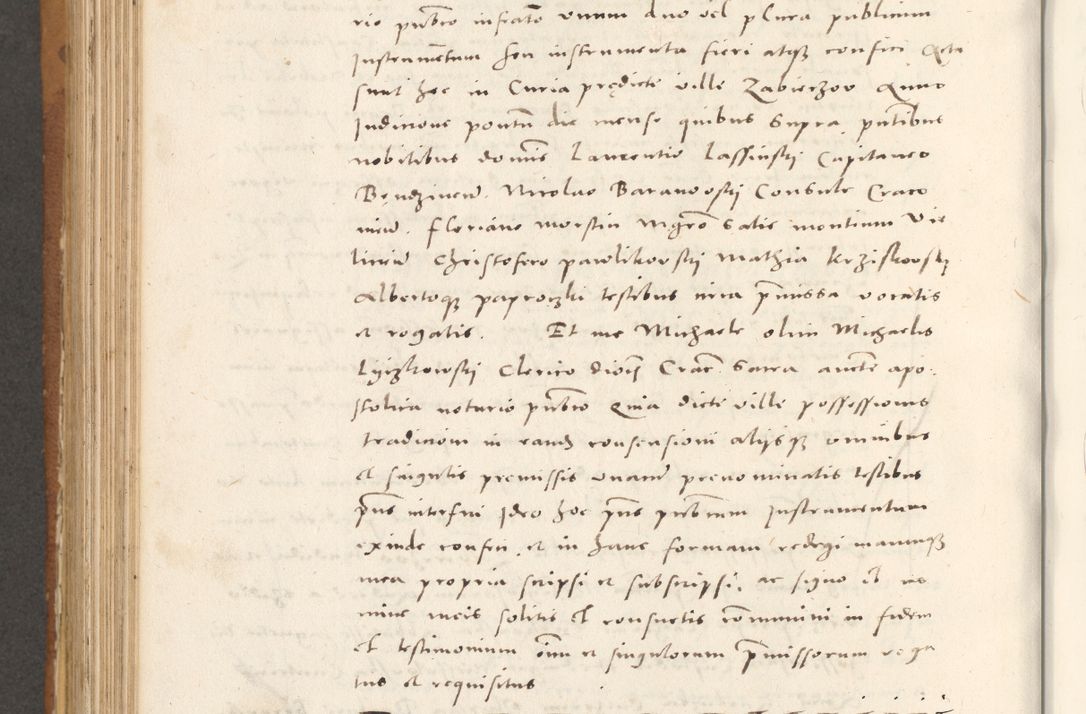 Zdjęcie nr 739 dla obiektu archiwalnego: Acta actorum, sententiarum tam diffinitivarum quam interloquutoriarum, decretorum, obligationum, quietationum et constitutionum procuratorum coram reverendo domino Andrea Przeczlauski scholastico vicarioque in spiritualibus generali Cracoviensi, ad annum Domini millesimum quingentesimum sexagesimum primum, cuius inditio quarta, pontidicatus Pii quarti, annus secundus, poeliciter sequuntur