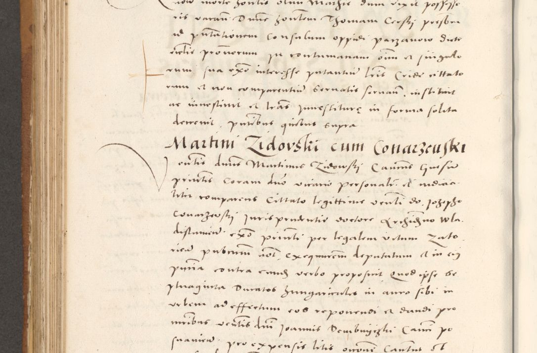 Zdjęcie nr 731 dla obiektu archiwalnego: Acta actorum, sententiarum tam diffinitivarum quam interloquutoriarum, decretorum, obligationum, quietationum et constitutionum procuratorum coram reverendo domino Andrea Przeczlauski scholastico vicarioque in spiritualibus generali Cracoviensi, ad annum Domini millesimum quingentesimum sexagesimum primum, cuius inditio quarta, pontidicatus Pii quarti, annus secundus, poeliciter sequuntur
