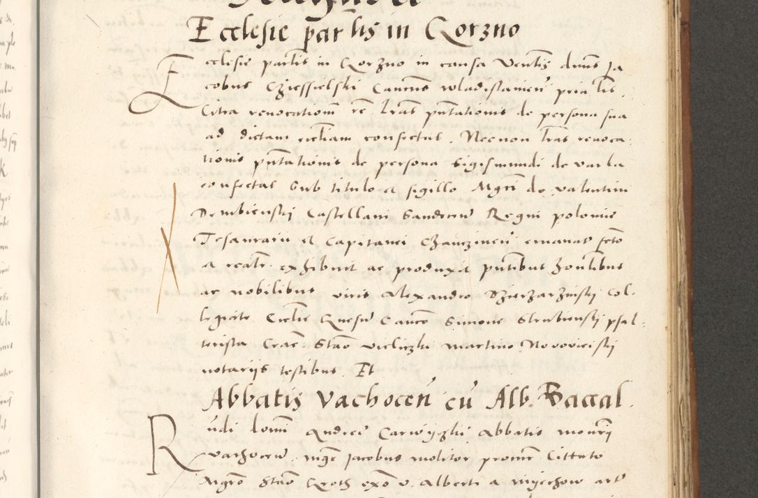 Zdjęcie nr 720 dla obiektu archiwalnego: Acta actorum, sententiarum tam diffinitivarum quam interloquutoriarum, decretorum, obligationum, quietationum et constitutionum procuratorum coram reverendo domino Andrea Przeczlauski scholastico vicarioque in spiritualibus generali Cracoviensi, ad annum Domini millesimum quingentesimum sexagesimum primum, cuius inditio quarta, pontidicatus Pii quarti, annus secundus, poeliciter sequuntur