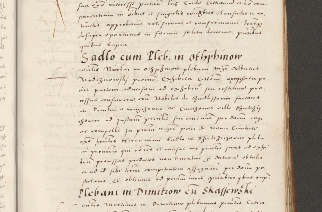 Zdjęcie nr 718 dla obiektu archiwalnego: Acta actorum, sententiarum tam diffinitivarum quam interloquutoriarum, decretorum, obligationum, quietationum et constitutionum procuratorum coram reverendo domino Andrea Przeczlauski scholastico vicarioque in spiritualibus generali Cracoviensi, ad annum Domini millesimum quingentesimum sexagesimum primum, cuius inditio quarta, pontidicatus Pii quarti, annus secundus, poeliciter sequuntur