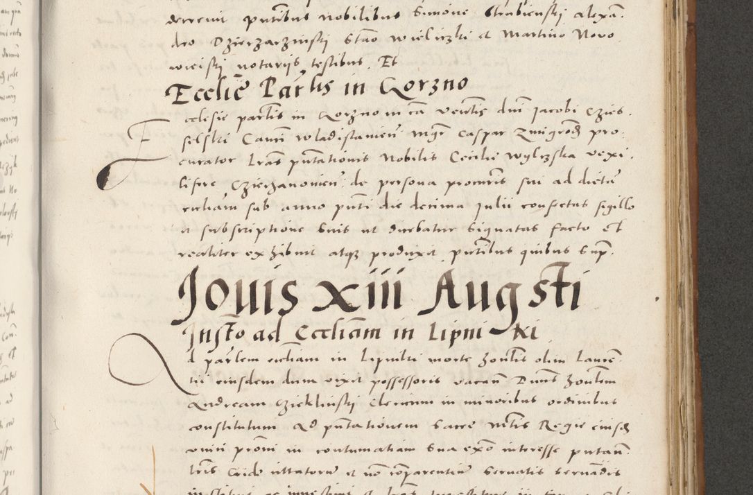 Zdjęcie nr 714 dla obiektu archiwalnego: Acta actorum, sententiarum tam diffinitivarum quam interloquutoriarum, decretorum, obligationum, quietationum et constitutionum procuratorum coram reverendo domino Andrea Przeczlauski scholastico vicarioque in spiritualibus generali Cracoviensi, ad annum Domini millesimum quingentesimum sexagesimum primum, cuius inditio quarta, pontidicatus Pii quarti, annus secundus, poeliciter sequuntur