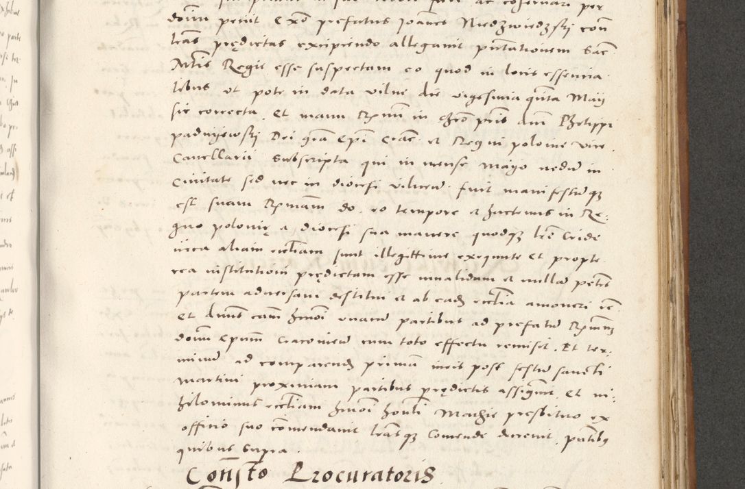 Zdjęcie nr 716 dla obiektu archiwalnego: Acta actorum, sententiarum tam diffinitivarum quam interloquutoriarum, decretorum, obligationum, quietationum et constitutionum procuratorum coram reverendo domino Andrea Przeczlauski scholastico vicarioque in spiritualibus generali Cracoviensi, ad annum Domini millesimum quingentesimum sexagesimum primum, cuius inditio quarta, pontidicatus Pii quarti, annus secundus, poeliciter sequuntur