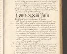 Zdjęcie nr 706 dla obiektu archiwalnego: Acta actorum, sententiarum tam diffinitivarum quam interloquutoriarum, decretorum, obligationum, quietationum et constitutionum procuratorum coram reverendo domino Andrea Przeczlauski scholastico vicarioque in spiritualibus generali Cracoviensi, ad annum Domini millesimum quingentesimum sexagesimum primum, cuius inditio quarta, pontidicatus Pii quarti, annus secundus, poeliciter sequuntur