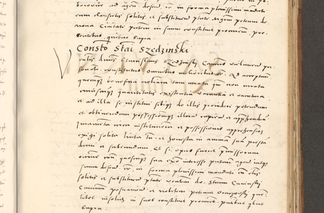 Zdjęcie nr 696 dla obiektu archiwalnego: Acta actorum, sententiarum tam diffinitivarum quam interloquutoriarum, decretorum, obligationum, quietationum et constitutionum procuratorum coram reverendo domino Andrea Przeczlauski scholastico vicarioque in spiritualibus generali Cracoviensi, ad annum Domini millesimum quingentesimum sexagesimum primum, cuius inditio quarta, pontidicatus Pii quarti, annus secundus, poeliciter sequuntur