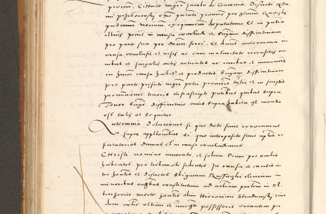Zdjęcie nr 689 dla obiektu archiwalnego: Acta actorum, sententiarum tam diffinitivarum quam interloquutoriarum, decretorum, obligationum, quietationum et constitutionum procuratorum coram reverendo domino Andrea Przeczlauski scholastico vicarioque in spiritualibus generali Cracoviensi, ad annum Domini millesimum quingentesimum sexagesimum primum, cuius inditio quarta, pontidicatus Pii quarti, annus secundus, poeliciter sequuntur