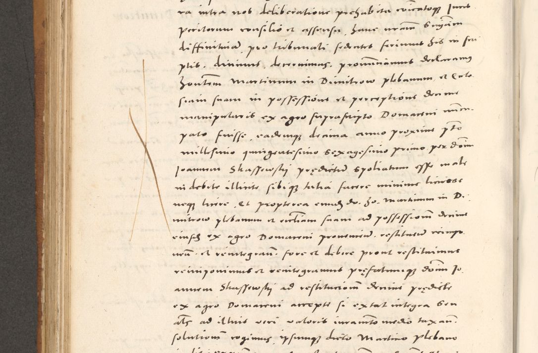 Zdjęcie nr 683 dla obiektu archiwalnego: Acta actorum, sententiarum tam diffinitivarum quam interloquutoriarum, decretorum, obligationum, quietationum et constitutionum procuratorum coram reverendo domino Andrea Przeczlauski scholastico vicarioque in spiritualibus generali Cracoviensi, ad annum Domini millesimum quingentesimum sexagesimum primum, cuius inditio quarta, pontidicatus Pii quarti, annus secundus, poeliciter sequuntur