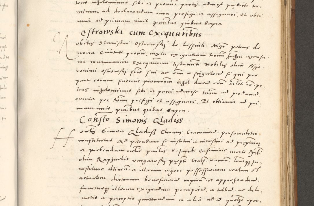 Zdjęcie nr 686 dla obiektu archiwalnego: Acta actorum, sententiarum tam diffinitivarum quam interloquutoriarum, decretorum, obligationum, quietationum et constitutionum procuratorum coram reverendo domino Andrea Przeczlauski scholastico vicarioque in spiritualibus generali Cracoviensi, ad annum Domini millesimum quingentesimum sexagesimum primum, cuius inditio quarta, pontidicatus Pii quarti, annus secundus, poeliciter sequuntur